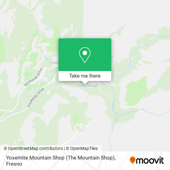 Yosemite Mountain Shop (The Mountain Shop) map