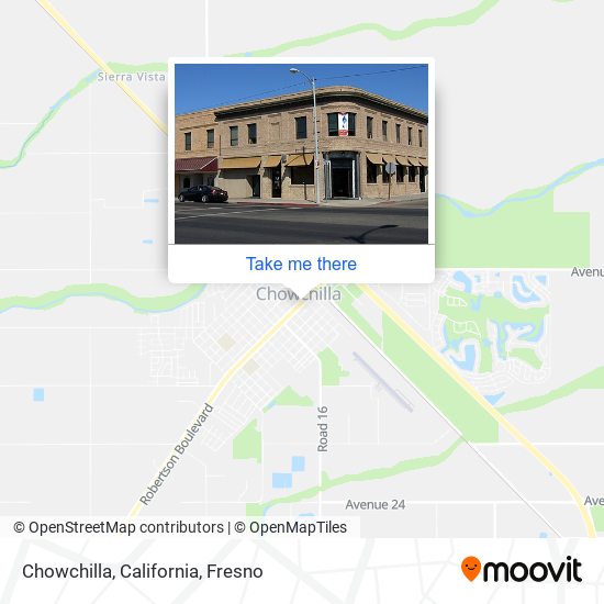 Mapa de Chowchilla, California