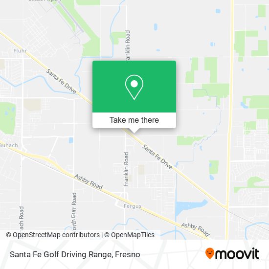 Santa Fe Golf Driving Range map