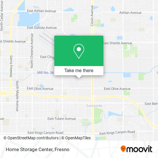 Mapa de Home Storage Center