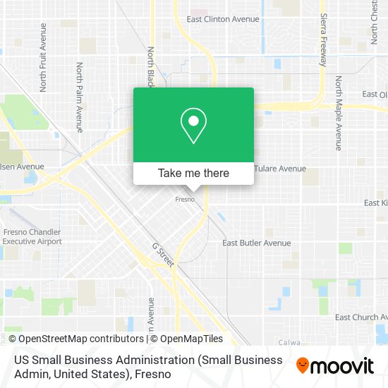 US Small Business Administration (Small Business Admin, United States) map