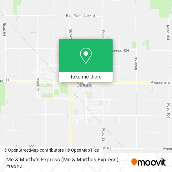 Me & Martha's Express (Me & Marthas Express) map