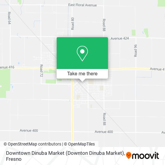 Mapa de Downtown Dinuba Market (Downton Dinuba Market)