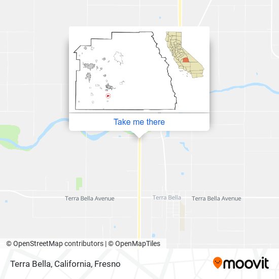 Mapa de Terra Bella, California