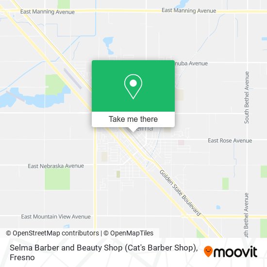 Mapa de Selma Barber and Beauty Shop (Cat's Barber Shop)