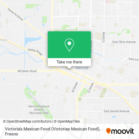 Mapa de Victoria's Mexican Food (Victorias Mexican Food)
