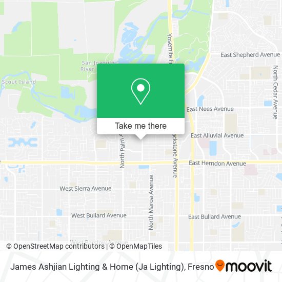 Mapa de James Ashjian Lighting & Home (Ja Lighting)