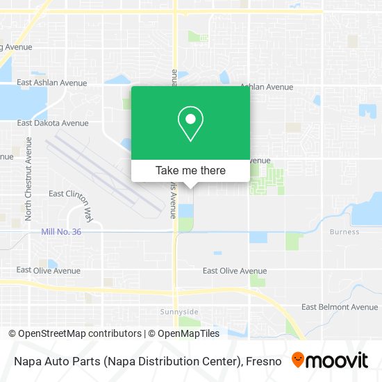 Mapa de Napa Auto Parts (Napa Distribution Center)