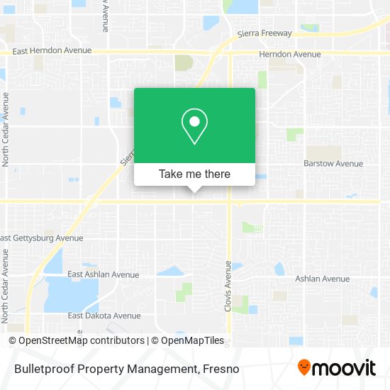 Bulletproof Property Management map