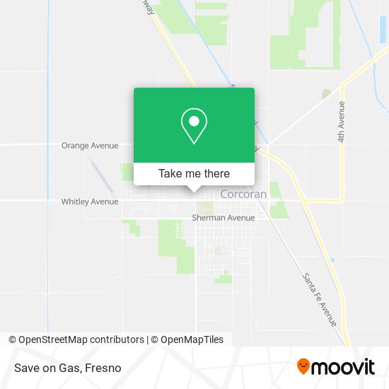 Save on Gas map