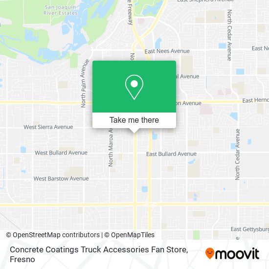 Concrete Coatings Truck Accessories Fan Store map