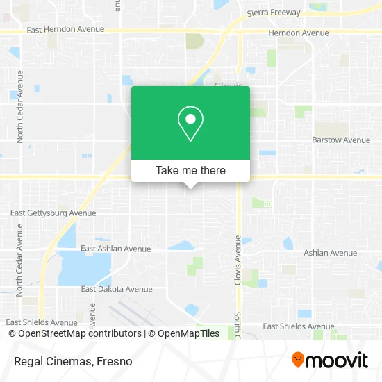 Mapa de Regal Cinemas