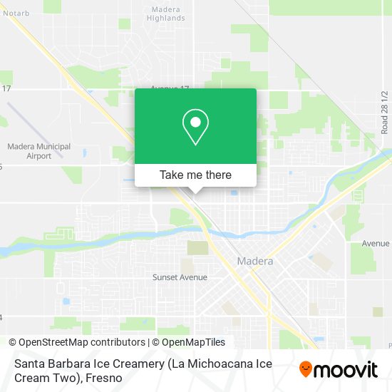 Mapa de Santa Barbara Ice Creamery (La Michoacana Ice Cream Two)