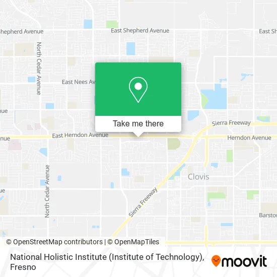 National Holistic Institute (Institute of Technology) map