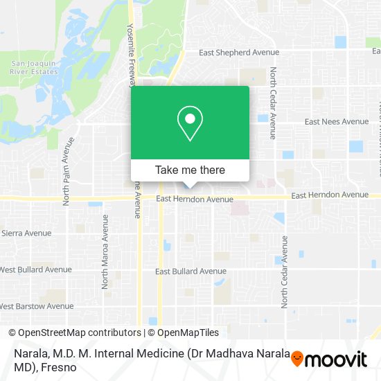 Mapa de Narala, M.D. M. Internal Medicine (Dr Madhava Narala MD)