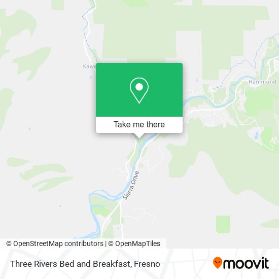 Three Rivers Bed and Breakfast map