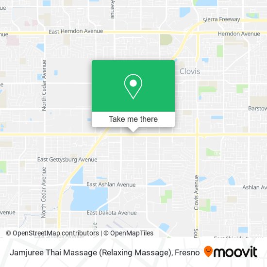 Jamjuree Thai Massage (Relaxing Massage) map