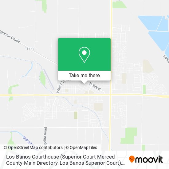 Los Banos Courthouse (Superior Court Merced County-Main Directory, Los Banos Superior Court) map