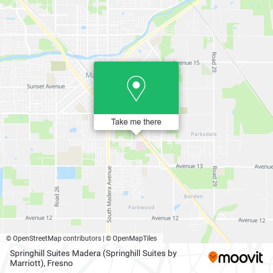 Springhill Suites Madera (Springhill Suites by Marriott) map