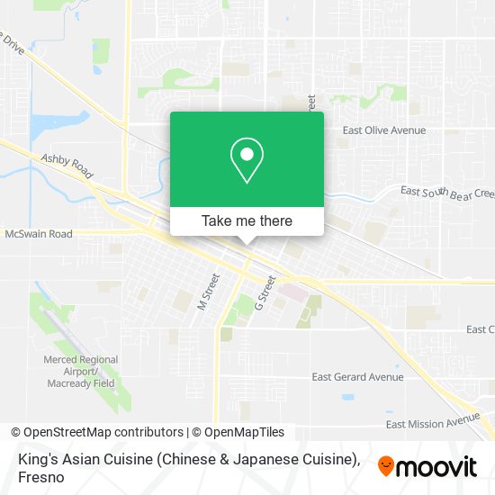 King's Asian Cuisine (Chinese & Japanese Cuisine) map