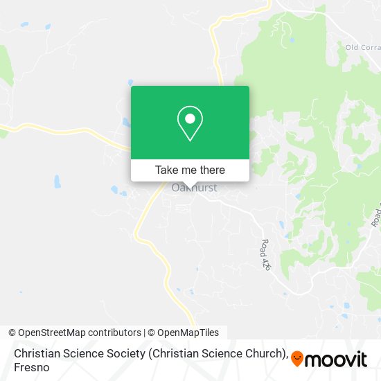 Mapa de Christian Science Society (Christian Science Church)