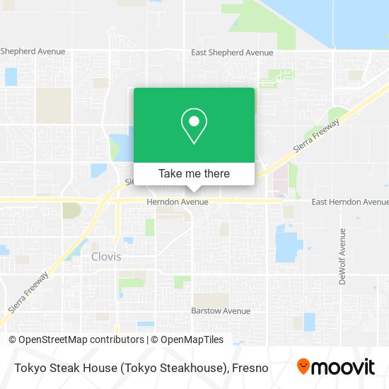 Mapa de Tokyo Steak House (Tokyo Steakhouse)