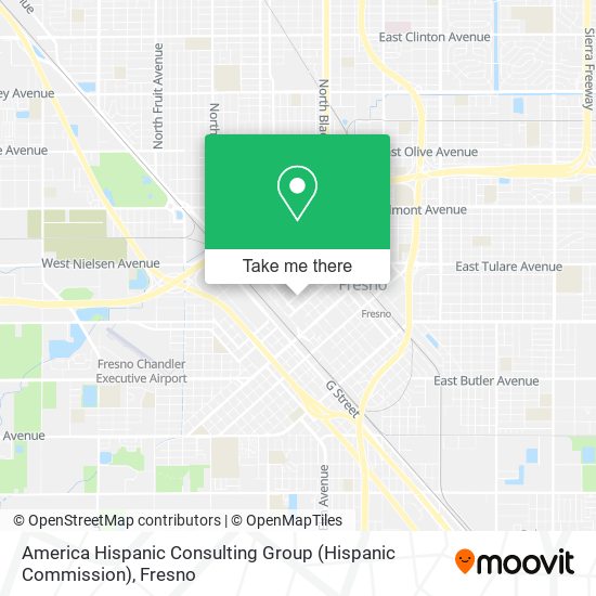 Mapa de America Hispanic Consulting Group (Hispanic Commission)