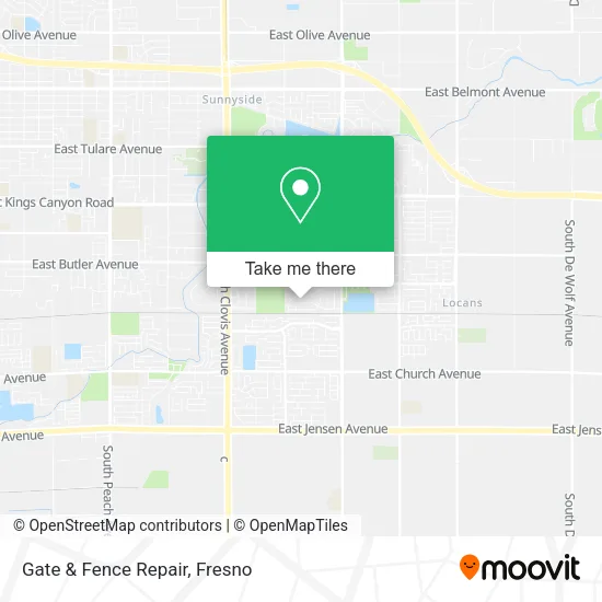 Mapa de Gate & Fence Repair