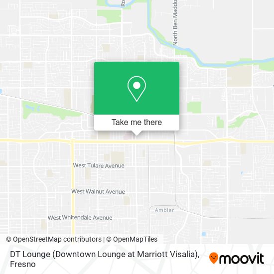 Mapa de DT Lounge (Downtown Lounge at Marriott Visalia)