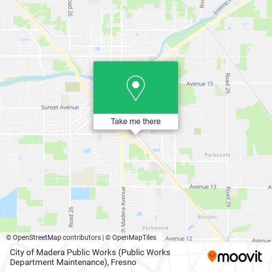 City of Madera Public Works (Public Works Department Maintenance) map