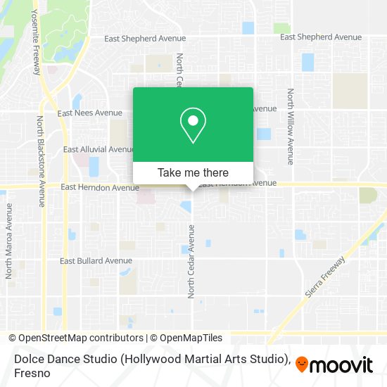 Dolce Dance Studio (Hollywood Martial Arts Studio) map