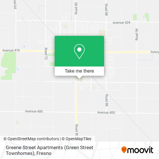 Mapa de Greene Street Apartments (Green Street Townhomes)