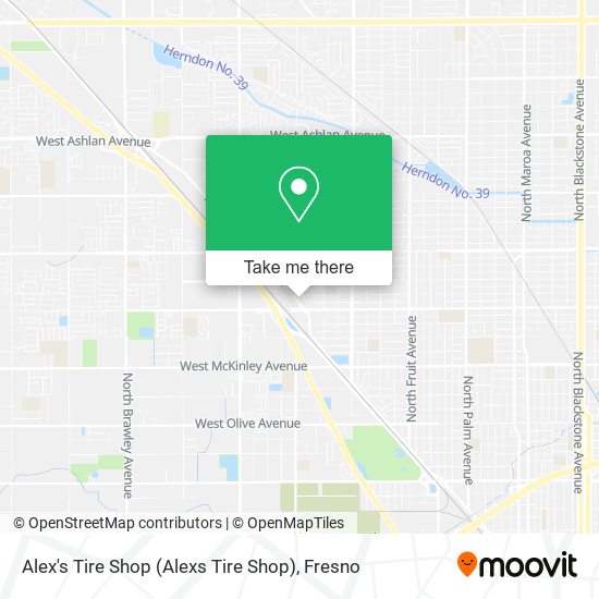 Mapa de Alex's Tire Shop (Alexs Tire Shop)