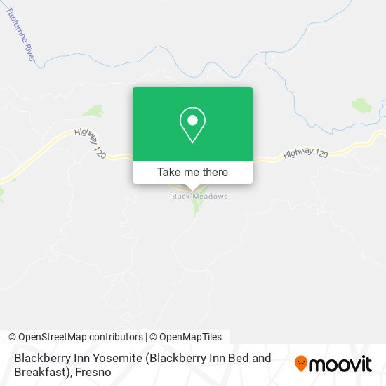 Blackberry Inn Yosemite (Blackberry Inn Bed and Breakfast) map