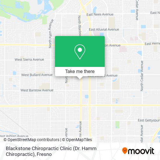 Mapa de Blackstone Chiropractic Clinic (Dr. Hamm Chiropractic)