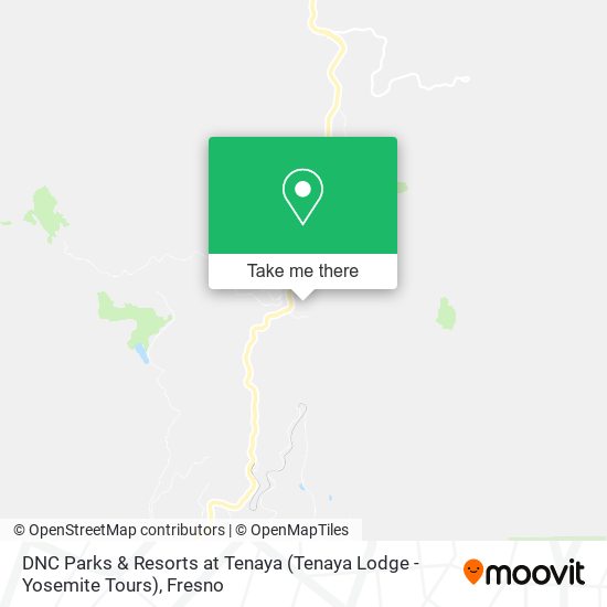 DNC Parks & Resorts at Tenaya (Tenaya Lodge - Yosemite Tours) map