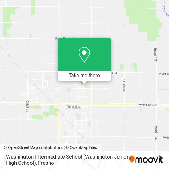 Mapa de Washington Intermediate School (Washington Junior High School)