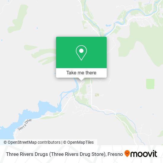 Three Rivers Drugs (Three Rivers Drug Store) map