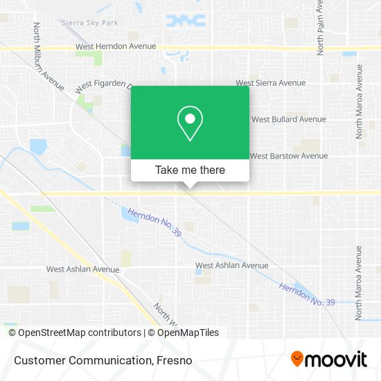 Customer Communication map