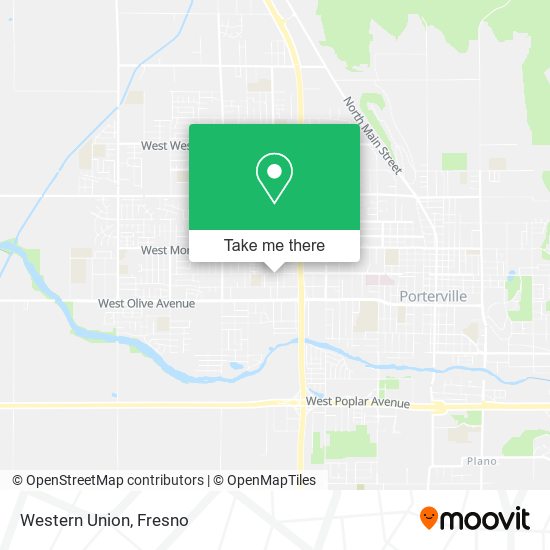 Western Union map