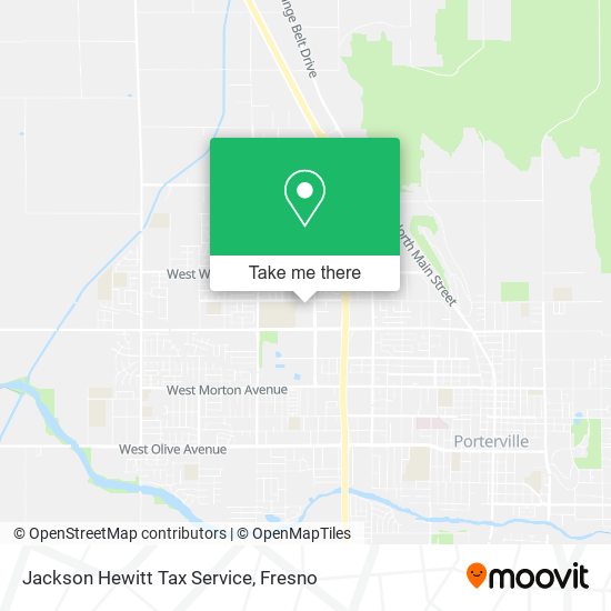 Jackson Hewitt Tax Service map