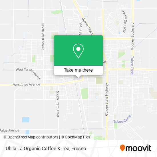 Uh la La Organic Coffee & Tea map