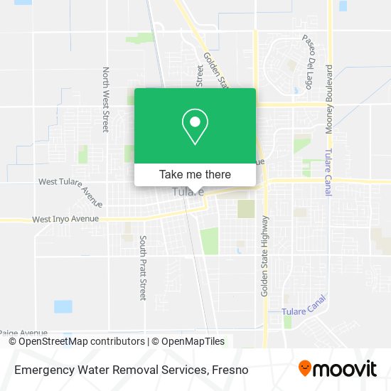 Emergency Water Removal Services map