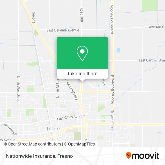 Mapa de Nationwide Insurance