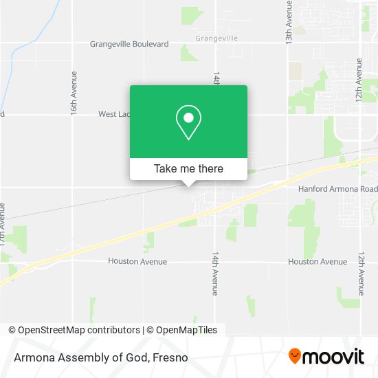 Armona Assembly of God map