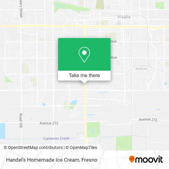 Handel's Homemade Ice Cream map