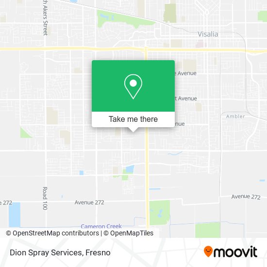 Dion Spray Services map