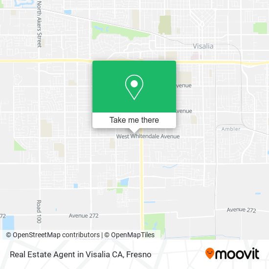 Mapa de Real Estate Agent in Visalia CA