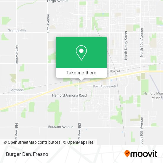 Burger Den map