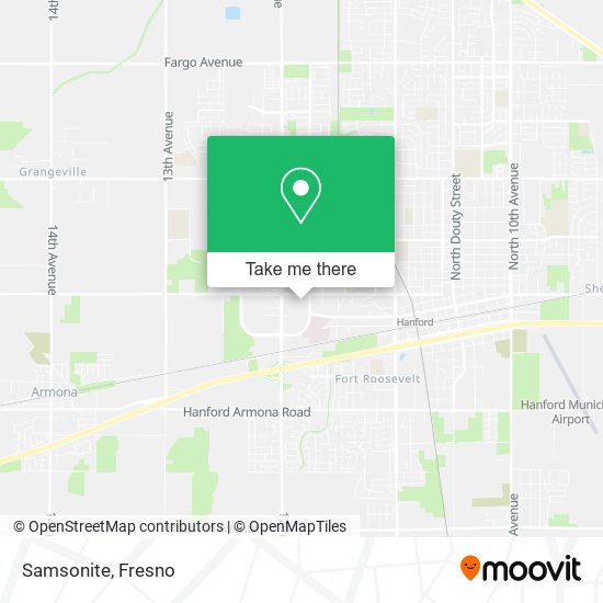 Samsonite map